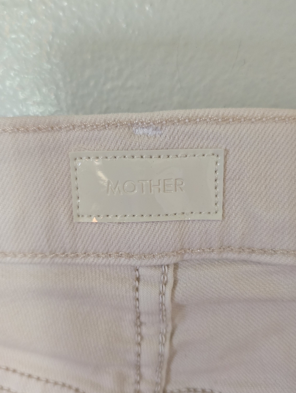 Mother | Off White Straight Leg The Insider Flood Jeans Size 27 - Picture 8 of 12